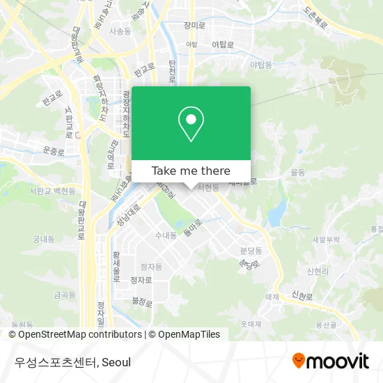 우성스포츠센터 map