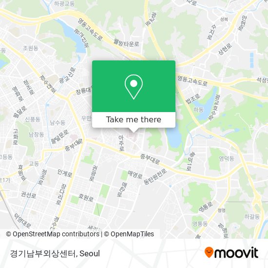 경기남부외상센터 map