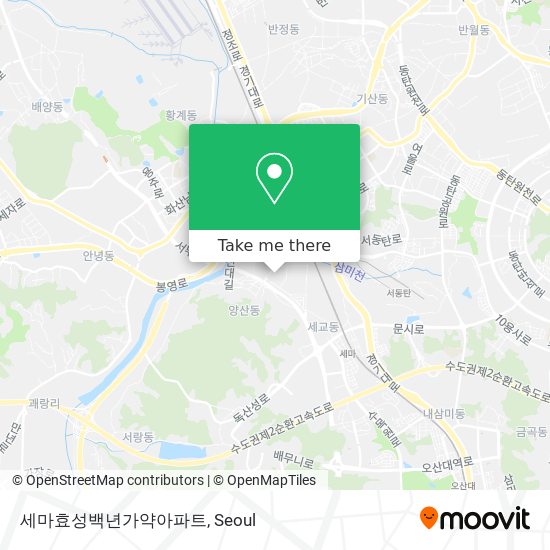 세마효성백년가약아파트 map