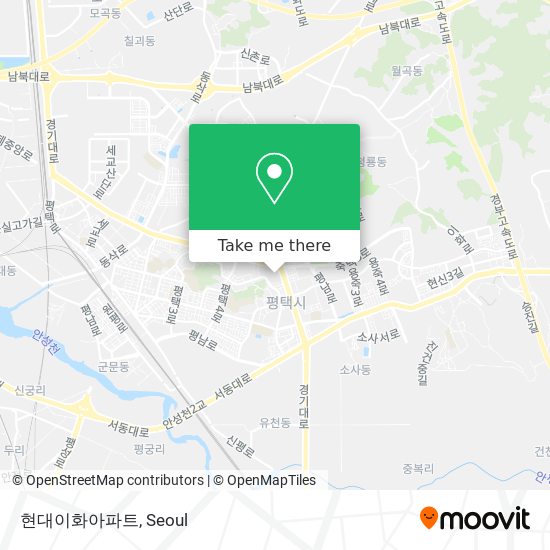 현대이화아파트 map