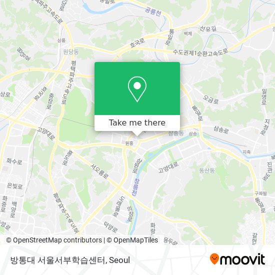방통대 서울서부학습센터 map