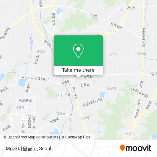 Mg새마을금고 map