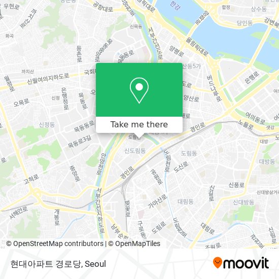 현대아파트 경로당 map