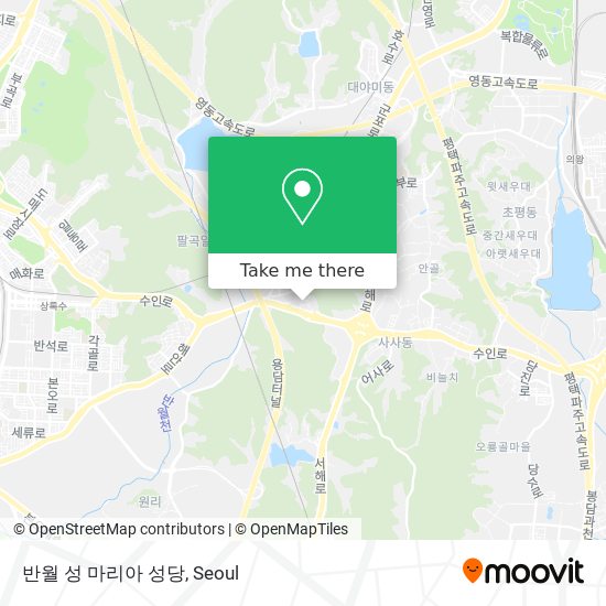 반월 성 마리아 성당 map