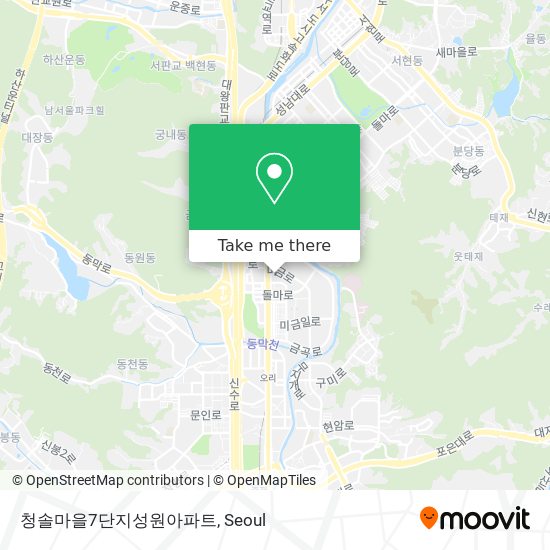청솔마을7단지성원아파트 map