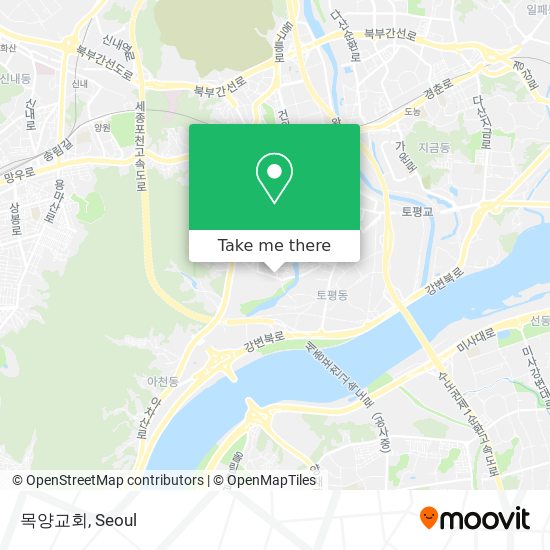 목양교회 map