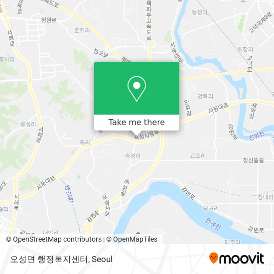 오성면 행정복지센터 map