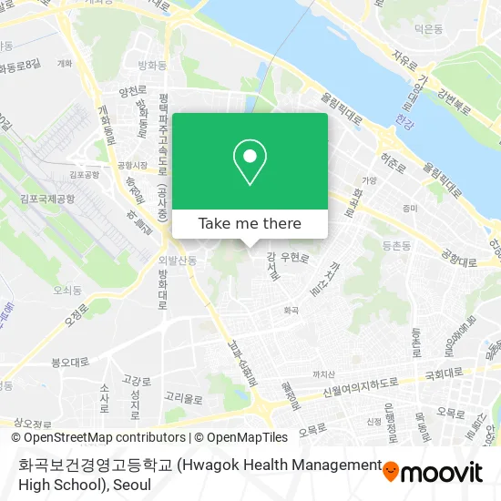 화곡보건경영고등학교 (Hwagok Health Management High School) map