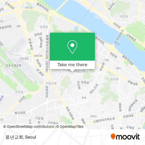 풍년교회 map