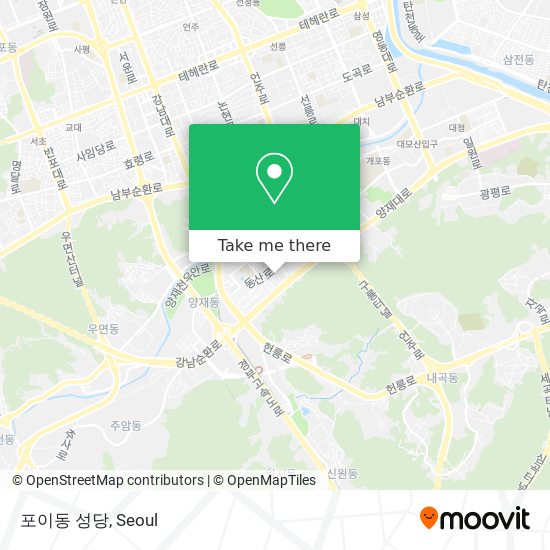 포이동 성당 map