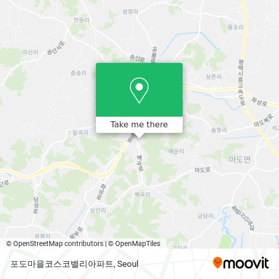 포도마을코스코밸리아파트 map