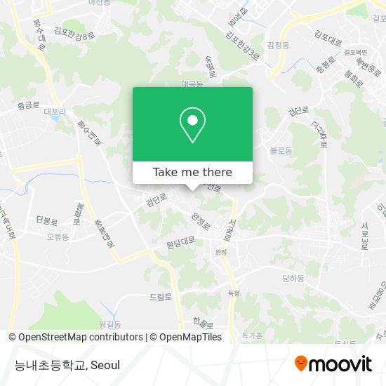 능내초등학교 map