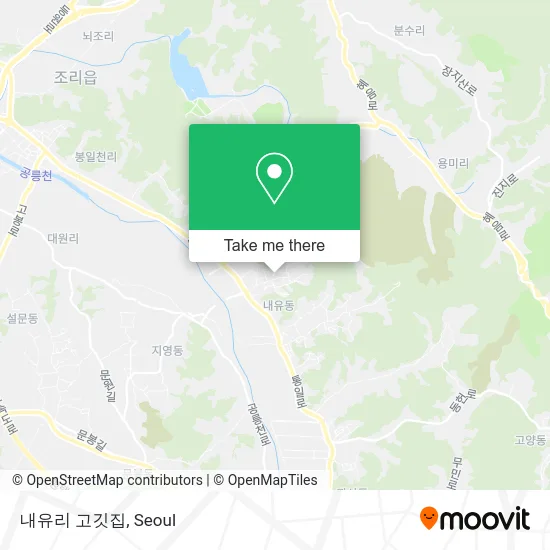 내유리 고깃집 map