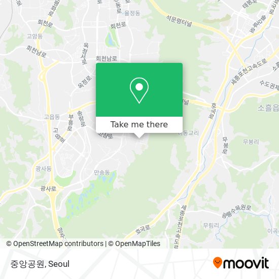 중앙공원 map