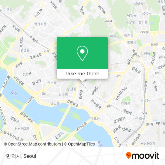 만덕사 map