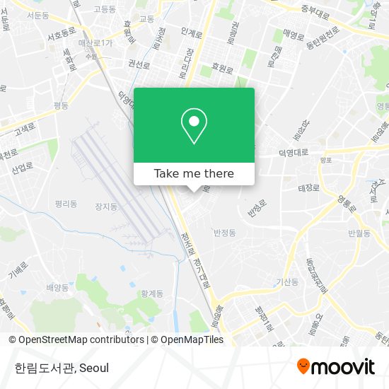 한림도서관 map