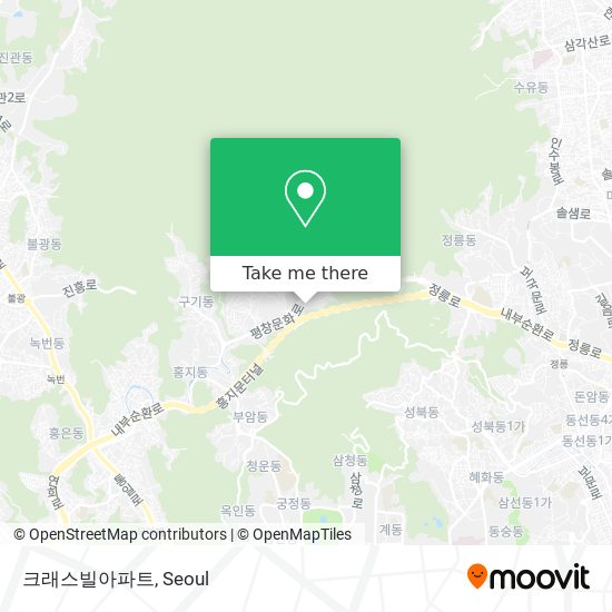 크래스빌아파트 map