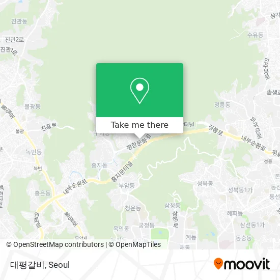 대평갈비 map