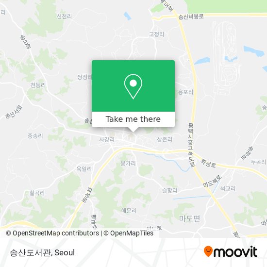 송산도서관 map