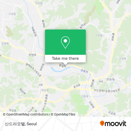 산드라모텔 map