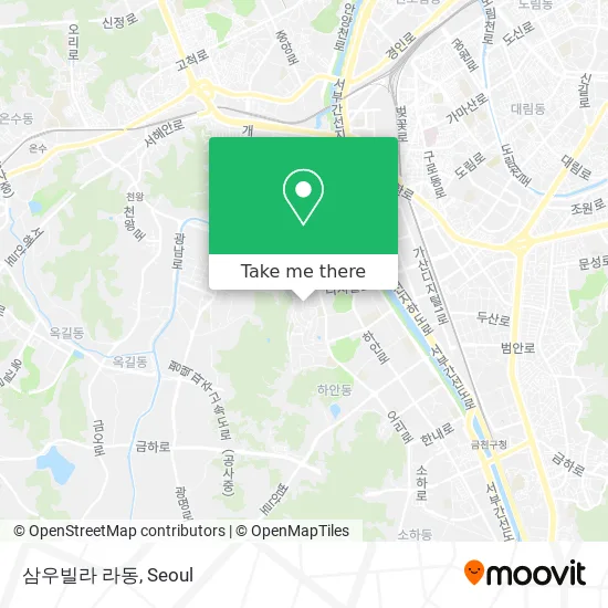 삼우빌라 라동 map
