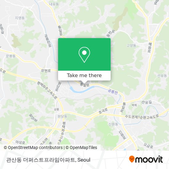 관산동 더퍼스트프라임아파트 map