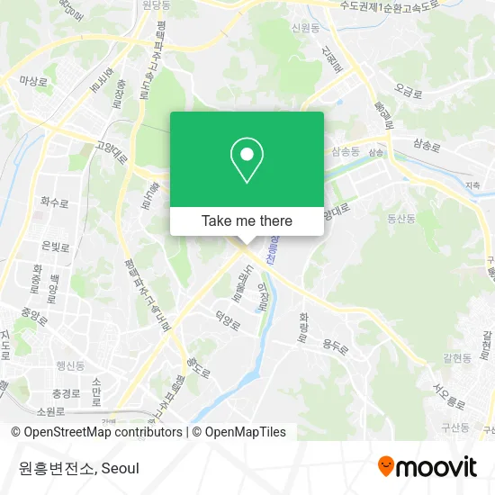 원흥변전소 map