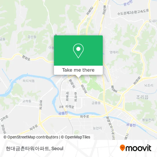 현대금촌타워아파트 map