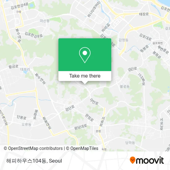 해피하우스104동 map