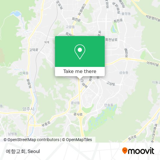 예향교회 map