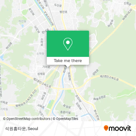 석원홈타운 map