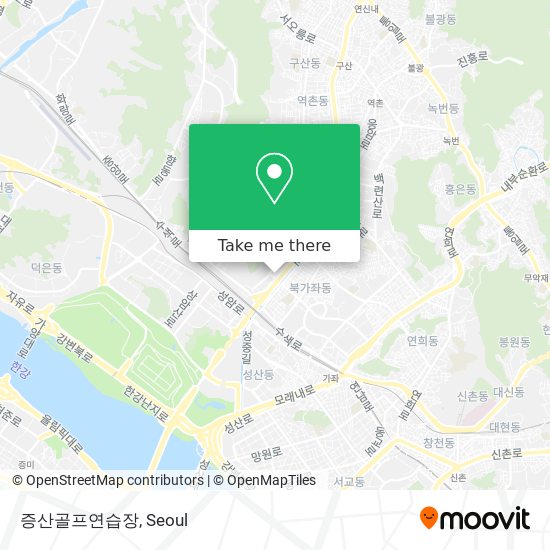 증산골프연습장 map