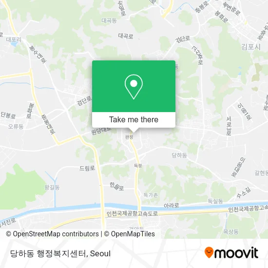 당하동 행정복지센터 map