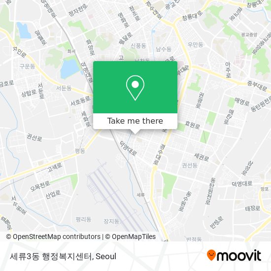 세류3동 행정복지센터 map