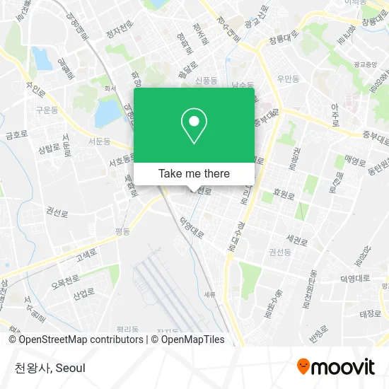 천왕사 map