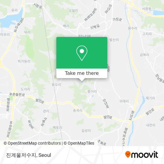 진계울저수지 map