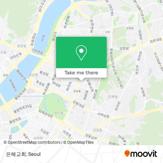 은혜교회 map