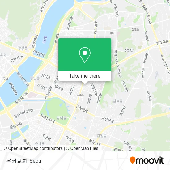은혜교회 map