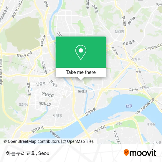 하늘누리교회 map