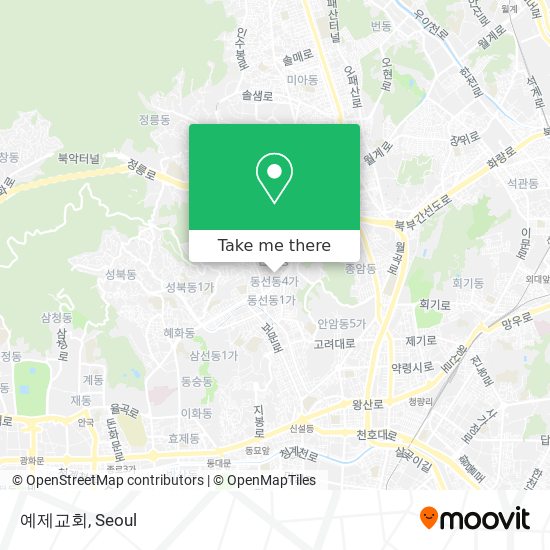 예제교회 map