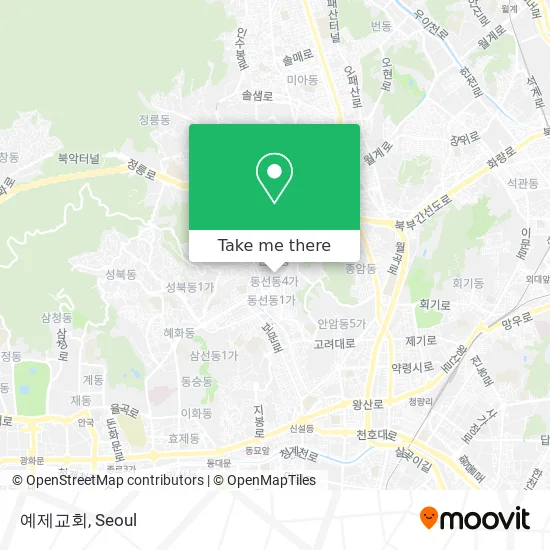 예제교회 map