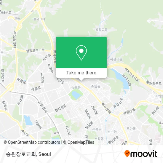 송원장로교회 map