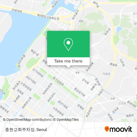 충현교회주차장 map