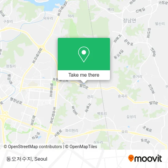 동오저수지 map