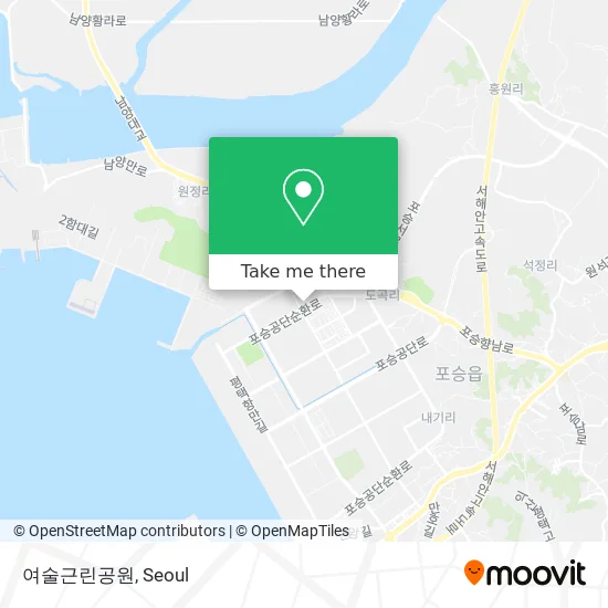 여술근린공원 map
