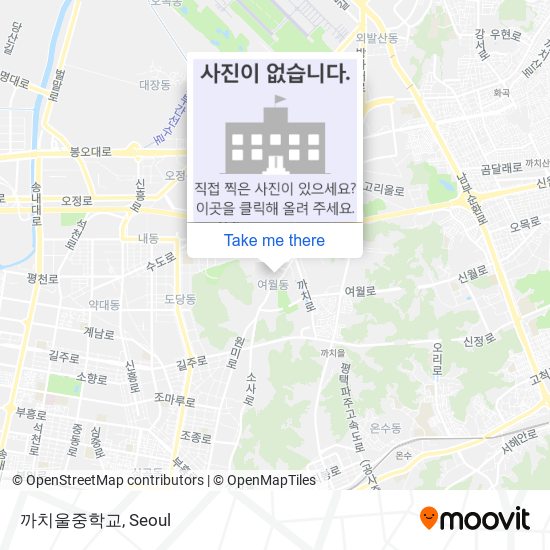 까치울중학교 map