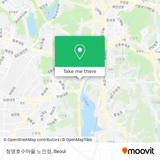 청명호수마을 노인정 map