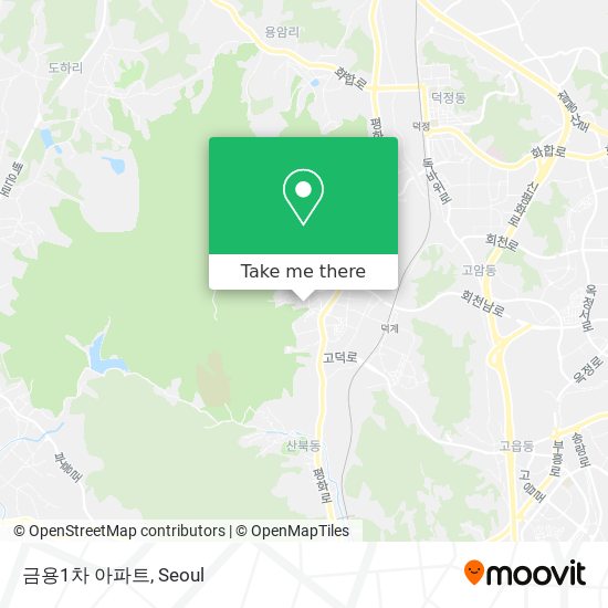 금용1차 아파트 map