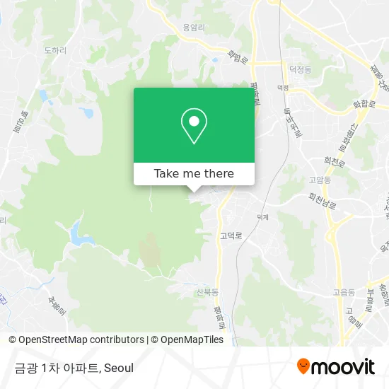 금광 1차 아파트 map