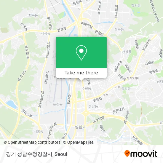 경기 성남수정경찰서 map
